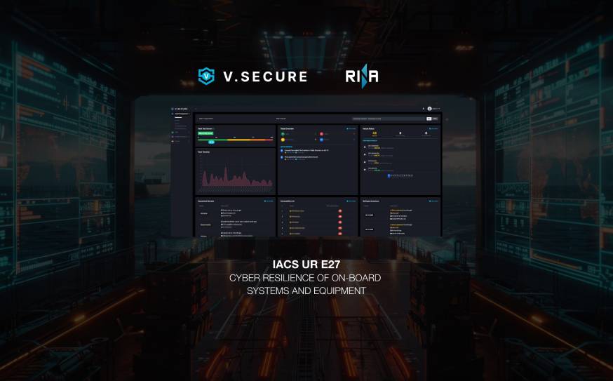 iO3’s V.Secure Achieves IACS UR E27 Type Approval from RINA