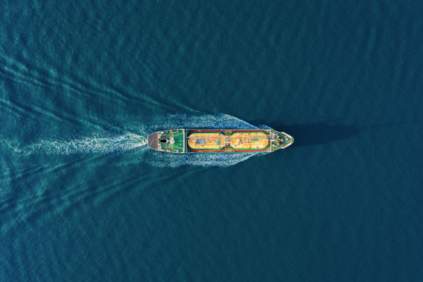 Ammonia fuelled bunker vessel