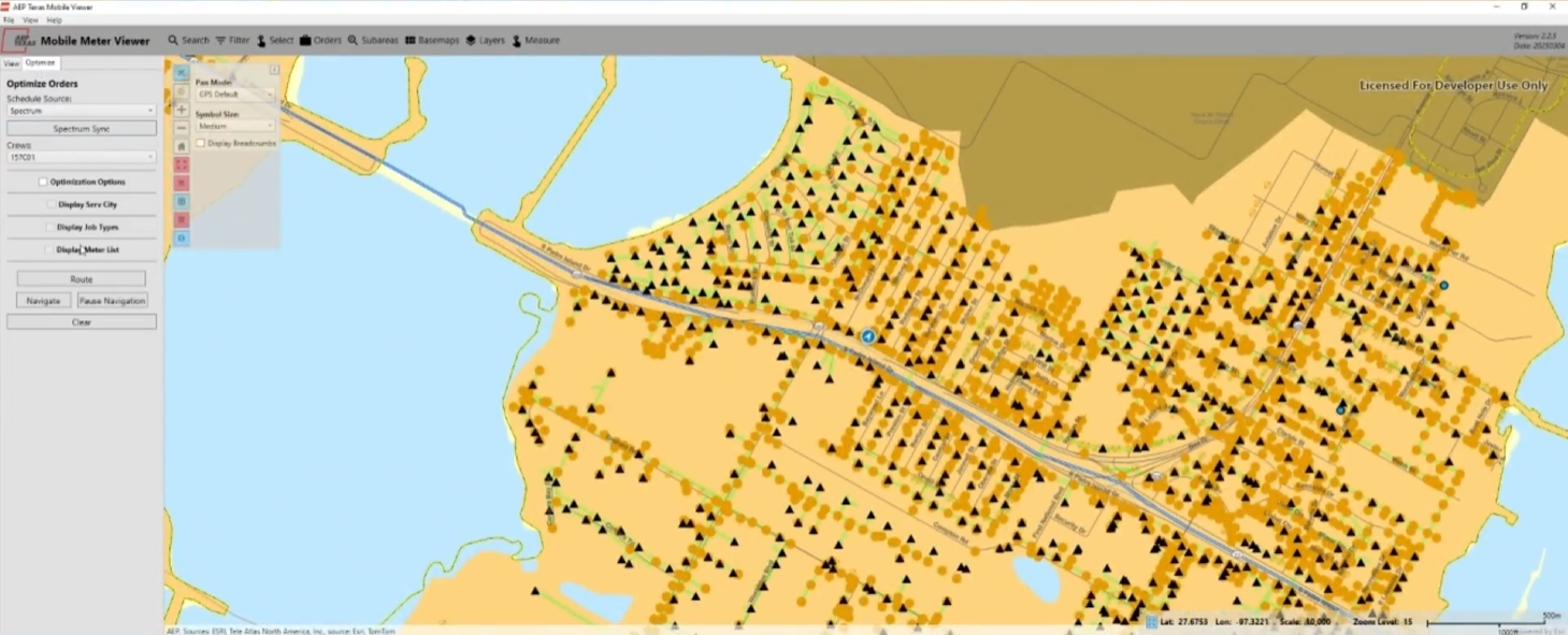 AEP Texas | Mobile Data Viewer