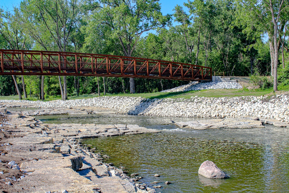 Little Calumet River Basin Development Commission | Deep River Levee and Rock Riffle Dam
