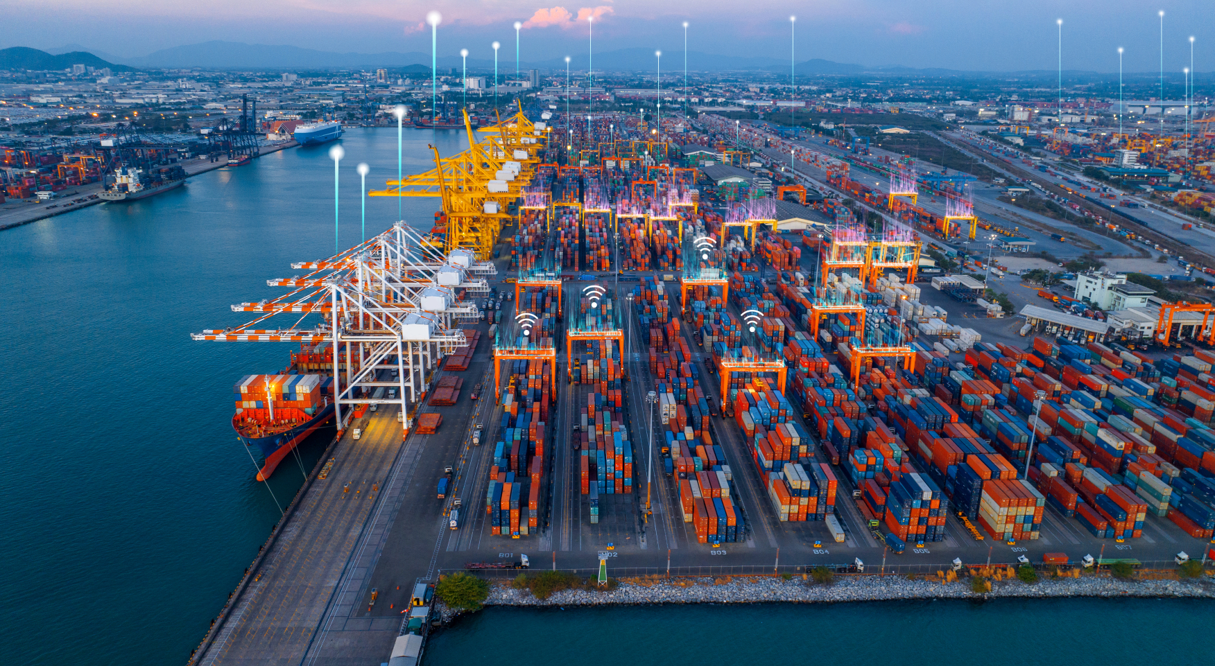 Artificial intelligence for port operations