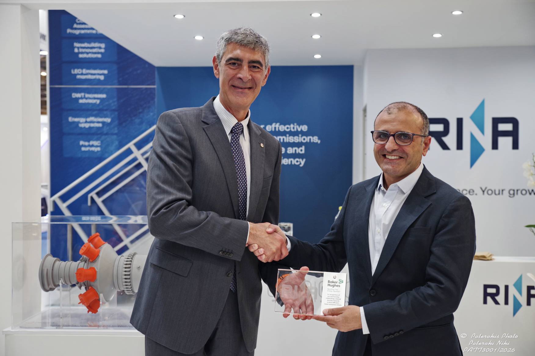 Marine-validated NovaLT™ 16 gas turbine certified to operate on natural gas and up to 100% hydrogen. RINA Type Approval announced during Posidonia event in Athens, Greece